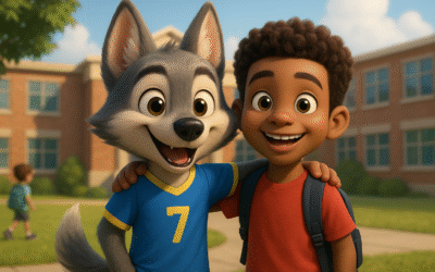 Rozdział 7: Lekcja Przyjaźni w Szkole Jedynce (i tajemnica szkolnej piwnicy) 🏫🎒